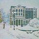 Картина маслом "Снежный день" городской пейзаж, Картины, Краснодар,  Фото №1