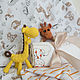 Жираф - Подарочный бокс для младенца, Baby box. Подарки для новорожденных. Кошака~Вышивака. Ярмарка Мастеров.  Фото №8