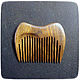  Wooden hair comb SQUARE, Combs, Moscow,  Фото №1