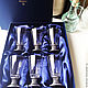 Set of large glasses 'Festive Faceted' (6 X 50 ml). Shot Glasses. Souvenirs for hunters and fishermen. My Livemaster. Фото №5