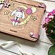 Именной альбом с метрикой для девочки. Фотоальбомы. CraftLand            (creative lab). Интернет-магазин Ярмарка Мастеров.  Фото №2