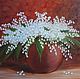 "Lilies" oil Painting Flowers, Pictures, Moscow,  Фото №1