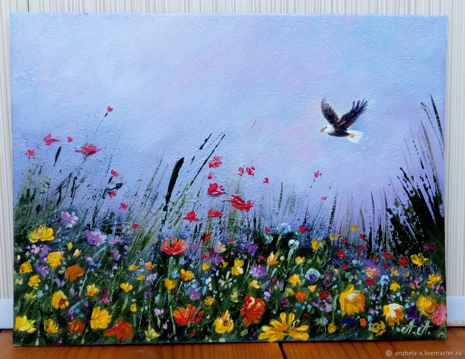 Painting 'King of the Sky' 15/20, Pictures, Moscow,  Фото №1