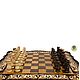 Carved chess 'Oval' Art. .101. Chess. Gor 'Derevyannaya lavka'. My Livemaster. Фото №6