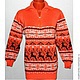 A sweater with a reindeer (orange) zip, Sweaters, Moscow,  Фото №1