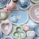 Винтаж: Фарфор Веджвуд Wedgwood голубой, зеленый в ассортименте, Сервизы винтажные, Москва,  Фото №1