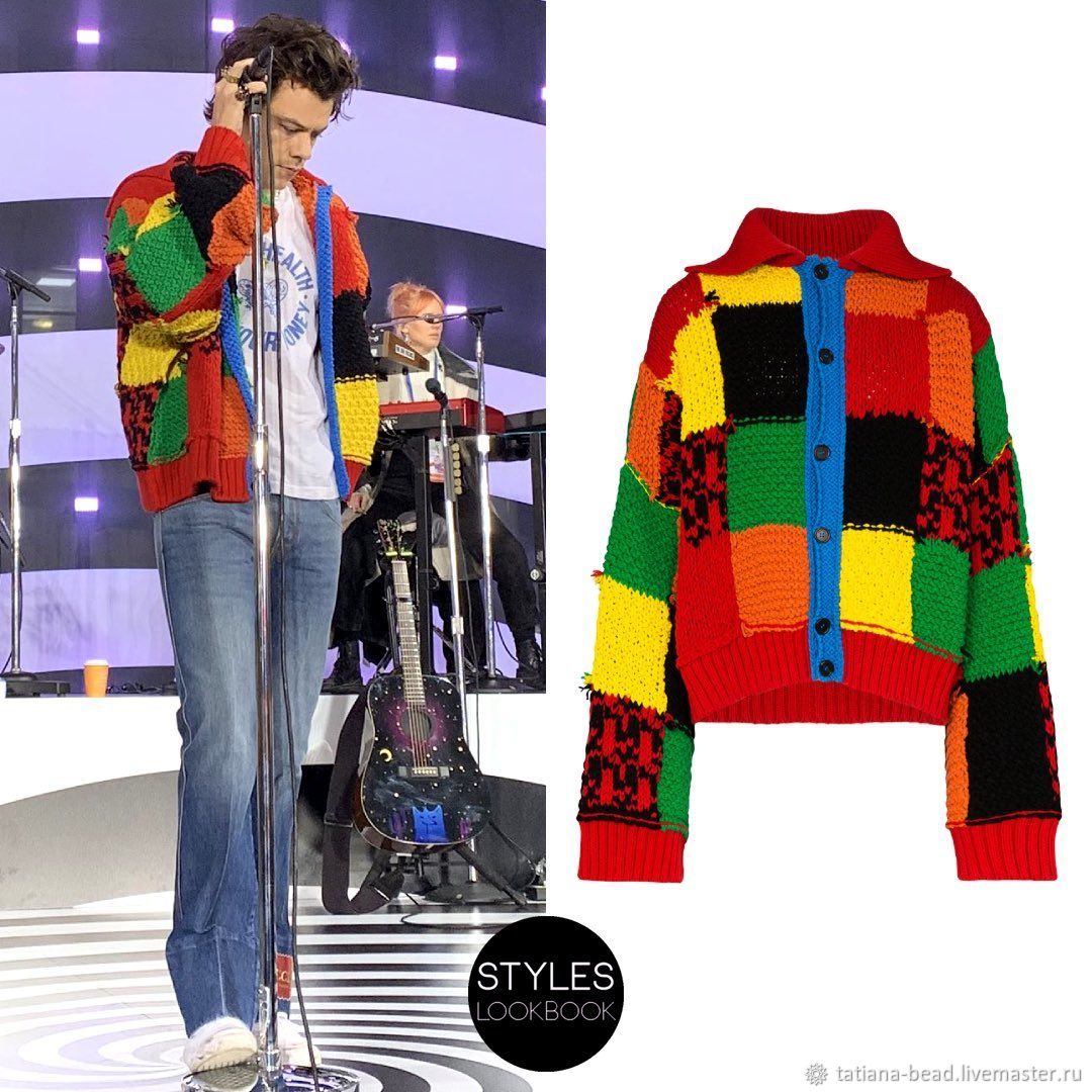 Harry styles cardigan схема