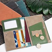 Сумки и аксессуары handmade. Livemaster - original item Genuine leather passport cover 