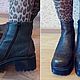 Заказать Новые, кожаные, брендовые ботинки "Драйв", США, GO CRAZY. 'GOAR  VINTAGE' (goar-vintage). Ярмарка Мастеров. . Ботинки Фото №3