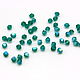 PR-204 Биконусы Preciosa Emerald AB Matt 3 мм 10 шт, Кристаллы, Нижний Новгород,  Фото №1