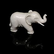 Для дома и интерьера handmade. Livemaster - original item Elephant.Miniature.Carved bone(elk horn).. Handmade.