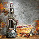 Dragon Castle, Замок с драконом, декоративная бутылка фентези. Бутылки. Glorious_Bottles декоративная посуда (anna-maslova). Ярмарка Мастеров.  Фото №4