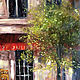 Pintura al óleo de la Cafetería en parís. Francia. Pictures. Zabaikalie. Ярмарка Мастеров.  Фото №5