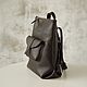 Order Women's leather backpack bag ' Toffee '(dark brown). DragonBags - Rucksack leather. Livemaster. . Backpacks Фото №3