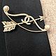 Винтаж: Брошь бриллиантовый лук Chanel. Маркировка. Броши винтажные. Екатерина кетикет. Интернет-магазин Ярмарка Мастеров.  Фото №2
