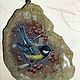 Order Titmouse. love story in stone. Livemaster. . Pendants Фото №3