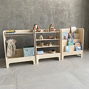 Для дома и интерьера ручной работы. Ярмарка Мастеров - ручная работа Montessori furniture, set of 3 pieces. Handmade.