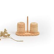 Посуда handmade. Livemaster - original item Salt and Pepper shakers made of wood. Set of cedar spice. Handmade.