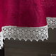 Order Tablecloth 'Renaissance' cranberry .165. flax&lace. Livemaster. . Tablecloths Фото №3