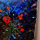 'Poppies in blue ' 40/50 oil on canvas. Pictures. Anji's favourite pictures (anzhela-a). My Livemaster. Фото №5