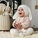 Вязаная детская шапка и пинетки. Шапки детские. MELISSA for baby. Интернет-магазин Ярмарка Мастеров.  Фото №2