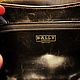 Винтаж: Bally of Switzerland. Черная сумка через плечо из ПВХ и кожи. Сумки винтажные. Chic bags. Ярмарка Мастеров.  Фото №4