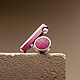 Кольцо Balance с жемчугом| Розовое кольцо | дерево, жемчуг, алюминий