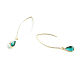 Light green earrings 'Emerald' long earrings as a gift. Earrings. Irina Moro. My Livemaster. Фото №6