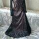 Openwork dress 'Black Swan-2'. Dresses. hand knitting from Galina Akhmedova. My Livemaster. Фото №6
