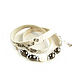 Bracelet winding 'Weave' pearl bracelet, leather bracelet. Bead bracelet. Irina Moro. Online shopping on My Livemaster.  Фото №2