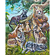 Oil painting fairy tale 'MOWGLI. THE JUNGLE BOOK', Pictures, Rostov-on-Don,  Фото №1
