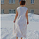 Felted dress 'White dream'. Dresses. silk wool. My Livemaster. Фото №6