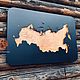Map of Russia with illumination L. Photo frames. egevica32. Online shopping on My Livemaster.  Фото №2