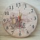 Classic watches: wooden clock with olives, 30 cm. Watch. Leksadekor (leksadekor). My Livemaster. Фото №4
