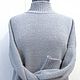 Jerseys: Silver ice oversize stand collar cashmere mohair lurex, Sweaters, Permian,  Фото №1