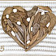 Сердце в стиле Driftwood. Элементы интерьера. Marina Grey. Ярмарка Мастеров.  Фото №4