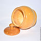 A salt shaker cup with a lid made of cedar. K21. Jars. ART OF SIBERIA. My Livemaster. Фото №4