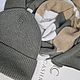 Шапка и шарф Комплект"Olive" из кашемира Loro Piana. Палантины. Трикотаж из пряжи премиум класса 
                    LOVER CASHMERE. Ярмарка Мастеров.  Фото №6