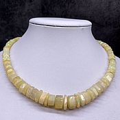 Работы для детей, handmade. Livemaster - original item 925 sterling silver PR. Fiery Ethiopian Opal beads for women.. Handmade.