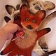 Felted doll glove 'of bibabo' Fox. Felted Toy. KravetsTatyana. Online shopping on My Livemaster.  Фото №2
