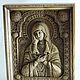 Carved icon of the mother of God 'Emotion', solid ash. Icons. SOFIWOOD. Online shopping on My Livemaster.  Фото №2