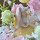 Весенняя, пасхальный композиция из стабилизированных цветов « Кролик». Композиции. Twinkle Miracle. Интернет-магазин Ярмарка Мастеров.  Фото №2