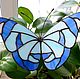 Декор для цветов: Синяя бабочка, Украшения для цветочных горшков, Псков,  Фото №1