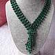 Order Necklace 'Tie malahita'. handmade jewelry. Livemaster. . Necklace Фото №3