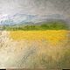 Landscape painting of the grain field 'Russian field' 70h50h1,5.  cm. Pictures. chuvstvo-pozitiva (chuvstvo-pozitiva). My Livemaster. Фото №6