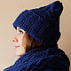 Order Knitted set 'Allen': hat and Snood. marishino. Livemaster. . Headwear Sets Фото №3