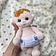 Вязаная игрушка кукла малыш пупс вязаный малыш амигуруми. Амигуруми куклы и игрушки. Рыжий кот (магазин вязаных идей). Ярмарка Мастеров.  Фото №12