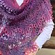 Fishu Purple Heather large scarf, Wraps, Borskoye,  Фото №1