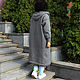 Order Coat: Women's lined coat with hood. CUTE-KNIT by Nata Onipchenko. Livemaster. . Coats Фото №3