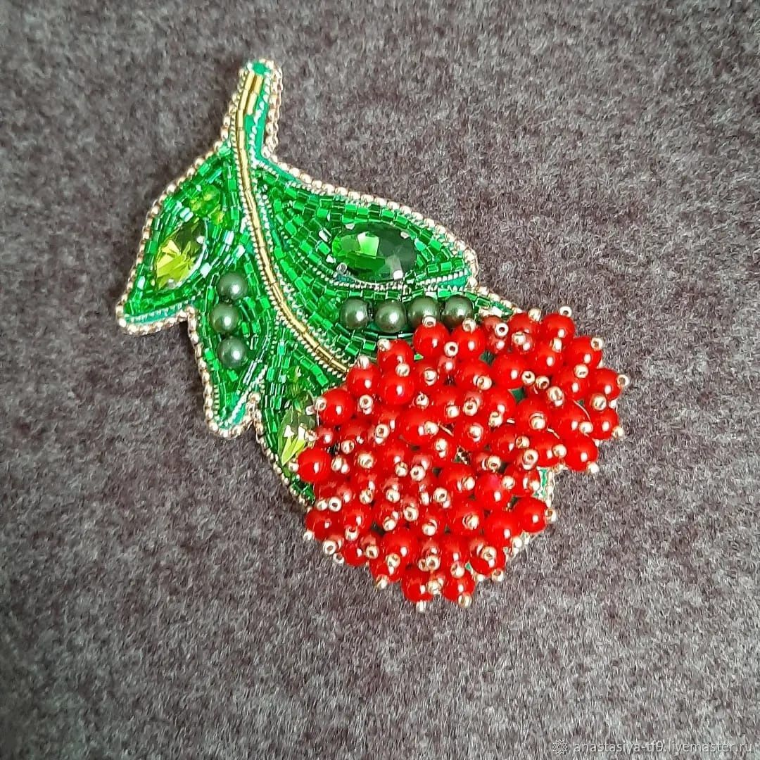 Брошь-булавка: Калина в интернет-магазине на Ярмарке Мастеров | Брошь ...
